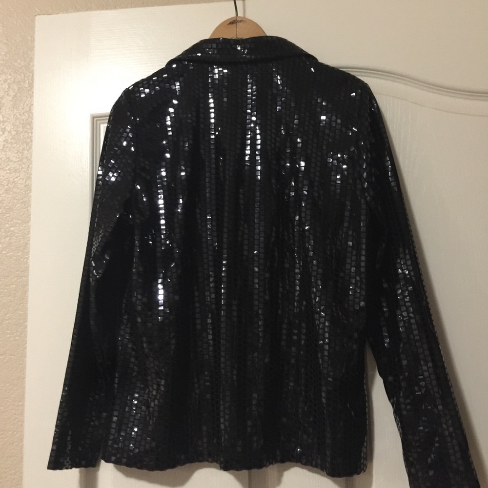 Exclusively Misook Black Zip Jacket - image 6